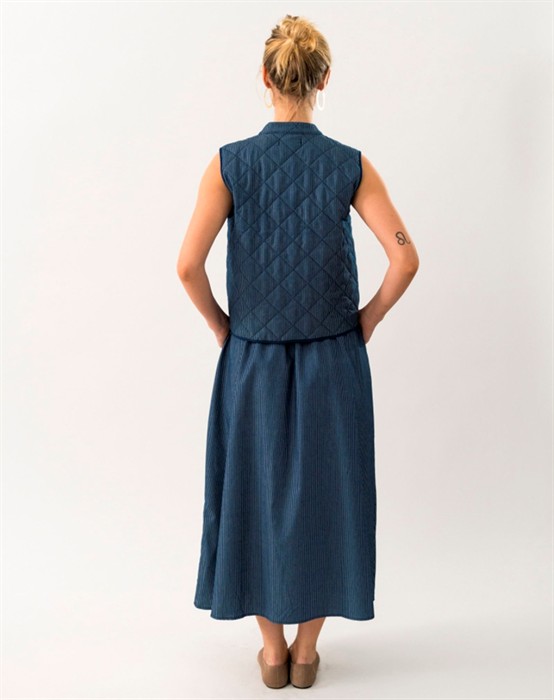 Akane LL Maxi Nederdel - Dark Blue
